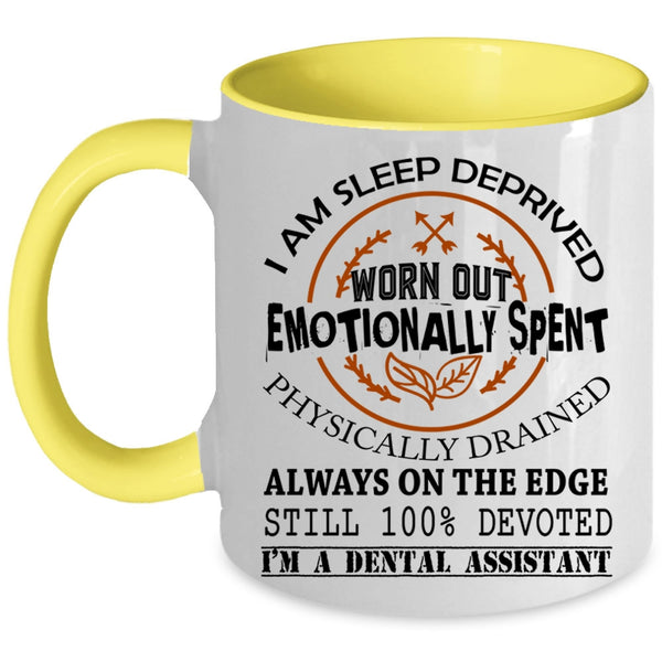Awesome Dental Assistant Coffee Mug, I'm A Dental Assistant Accent Mug
