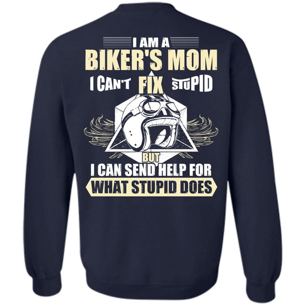 Fix Stupid T Shirt, I Love Biking Sweatshirt