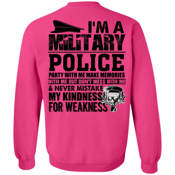 I Love Police T Shirt, I'm A Military Police Sweatshirt