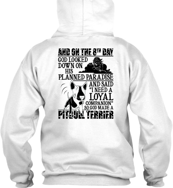 God Made A Pit Bull Terrier T Shirt, I Love Pit Bull T Shirt