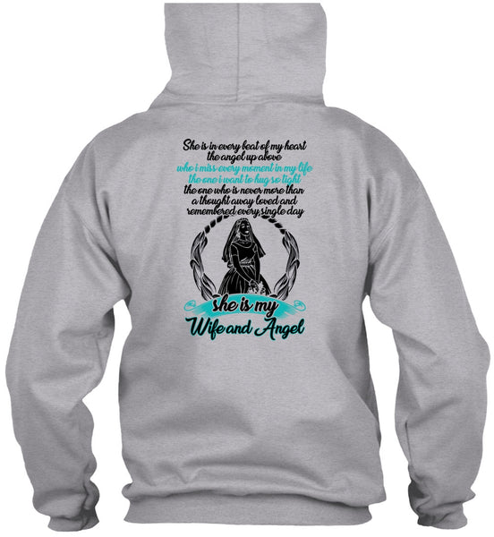 She Is My Wife And Angel T Shirt, I Love Wife T Shirt