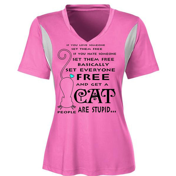 Basically Set Everyone Free And Get A Cat Are Stupid T Shirt, Favorite T Shirt