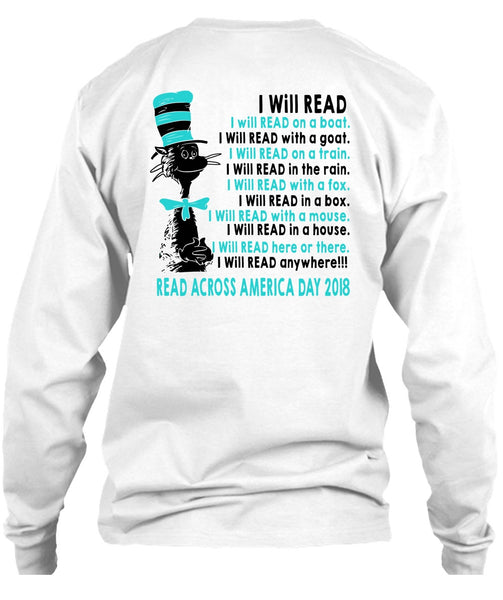 The Cat in the Hat T Shirt, I Will Read With A Mouse T Shirt, Read Across America Day 2018 T Shirt