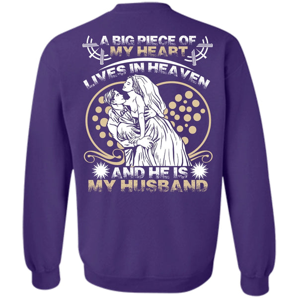 Lives In Heaven T Shirt, I Love Husband Sweatshirt