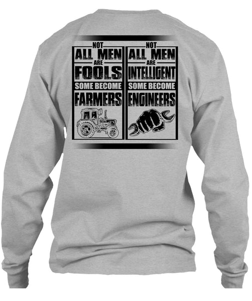 Not All Men Are Fools Some Become Farmers T Shirt, I Love Farmer T Shirt