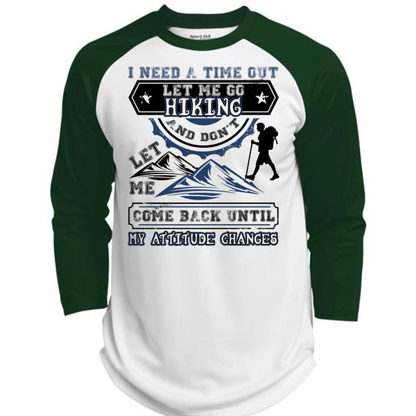 Let Me Go Hiking T Shirt, I Love Hiking T Shirt, Awesome T-Shirts  (Polyester Game Baseball Jersey)