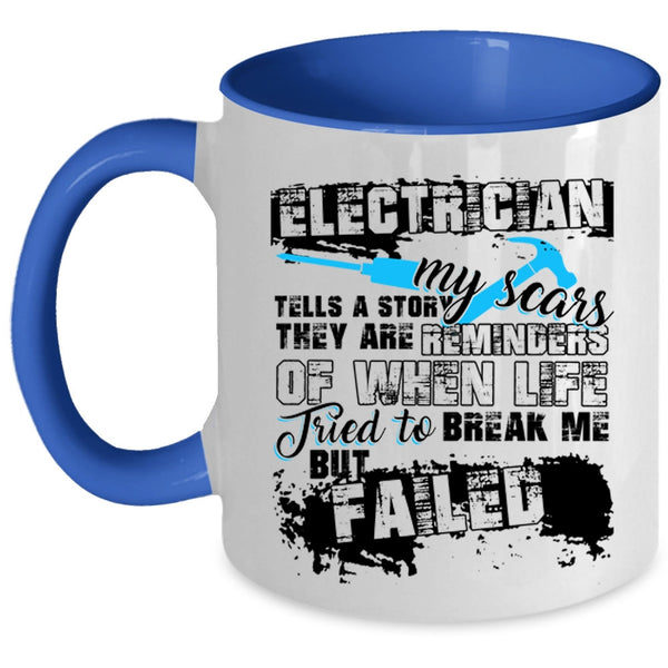Funny Gift For Electricians Coffee Mug, Electrician Accent Mug