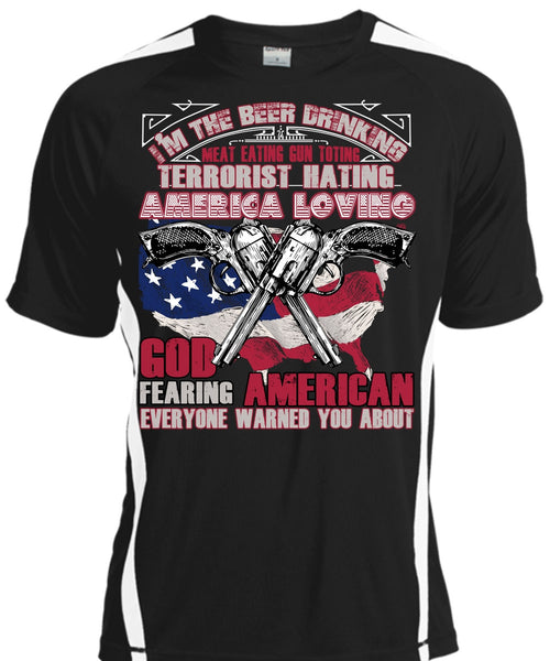 A black t-shirt with the shopify logo