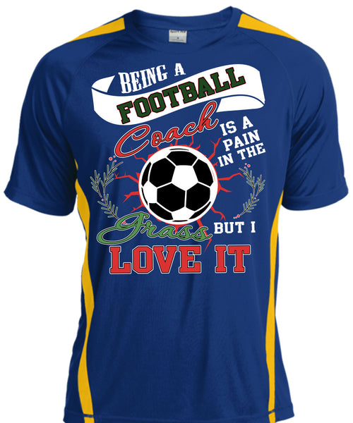 Being A Football Coach T Shirt, I Grass Live It T Shirt, Cool Shirt