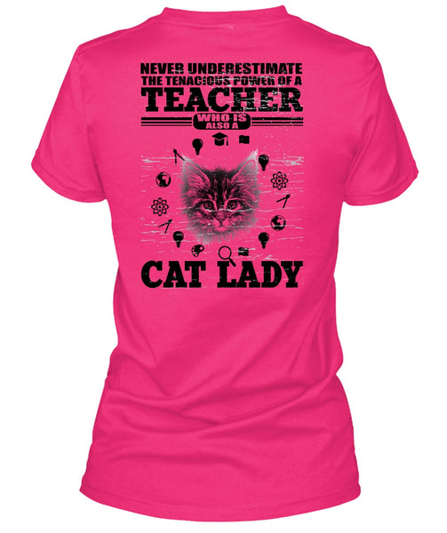 Power Of A Teacher T Shirt, I Love Cat T Shirt