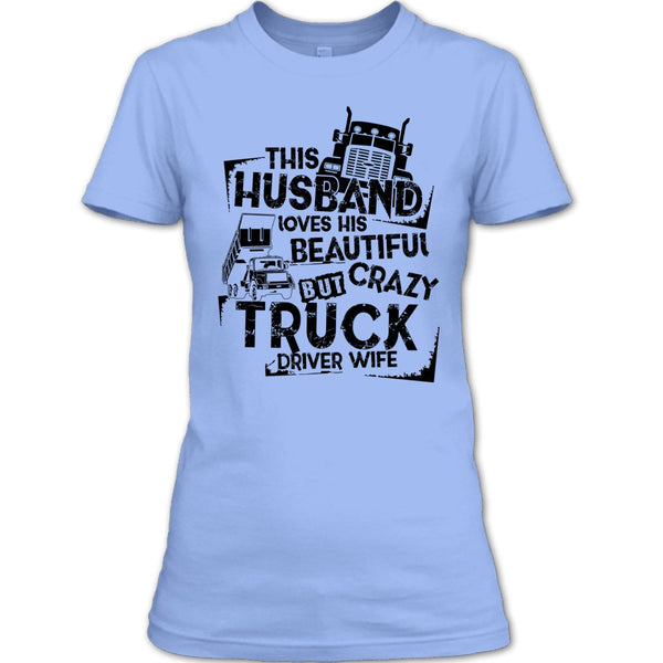 This Husband T Shirt, Coolest Trucker Husband T Shirt