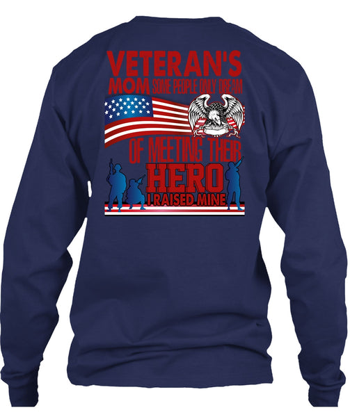 Veteran's Mom T Shirt, Being A Veteran T Shirt