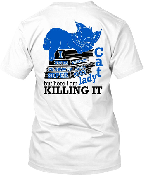 A black t-shirt with the shopify logo