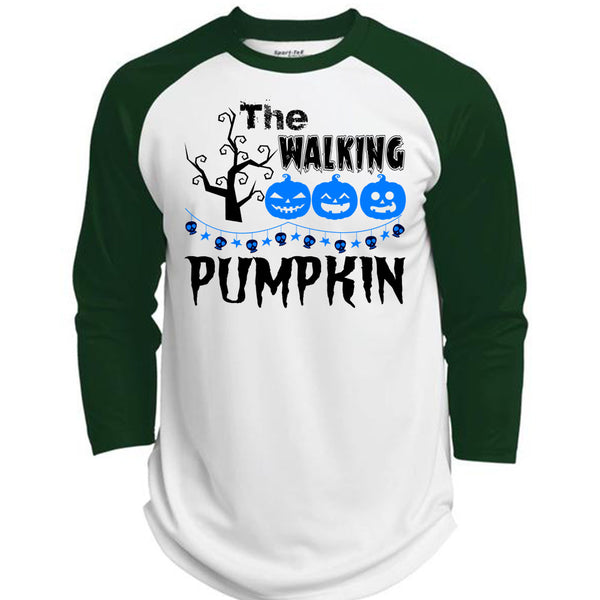 The Walking Pumpkin T Shirt, Wait For Halloween T Shirt, Awesome T-Shirts  (Polyester Game Baseball Jersey)