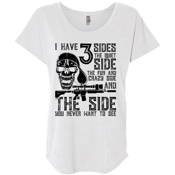 I Have 3 Sides The Quiet T Shirt, I Love Gunning T Shirt, Awesome T-Shirts