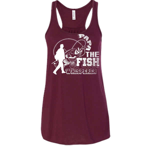 Papa The Fish Whisperer T Shirt, Coolest Hooker Tank Top