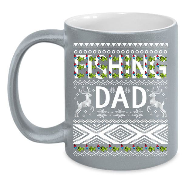 Fishing Dad Coffee Mug, Christmas Gift For Fisher Coffee Cup
