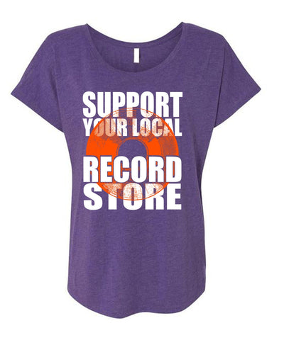 A black t-shirt with the shopify logo