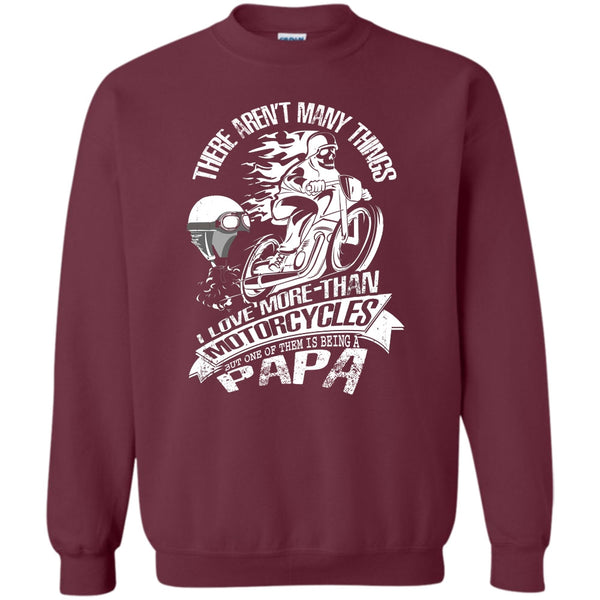 Being A Papa T Shirt, Coolest Biking Papa Sweatshirt