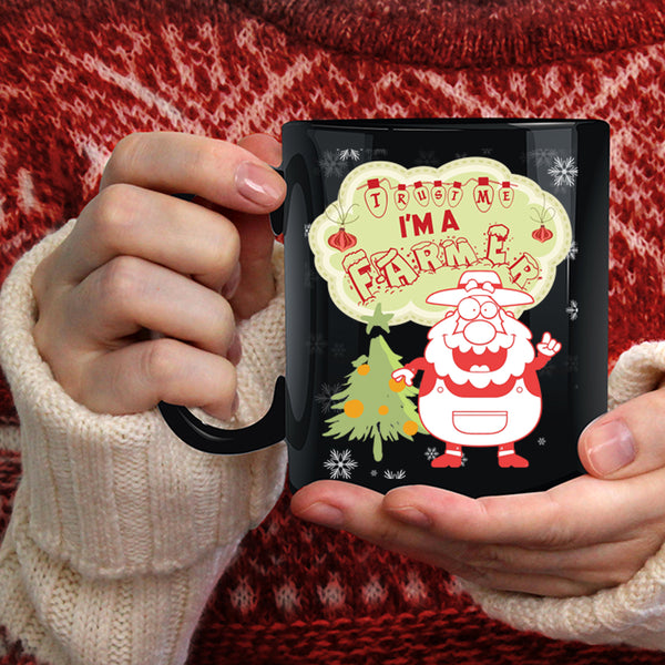 I'm A Farmer Coffee Mug, Funny Christmas Gift For Farmer Coffee Cup