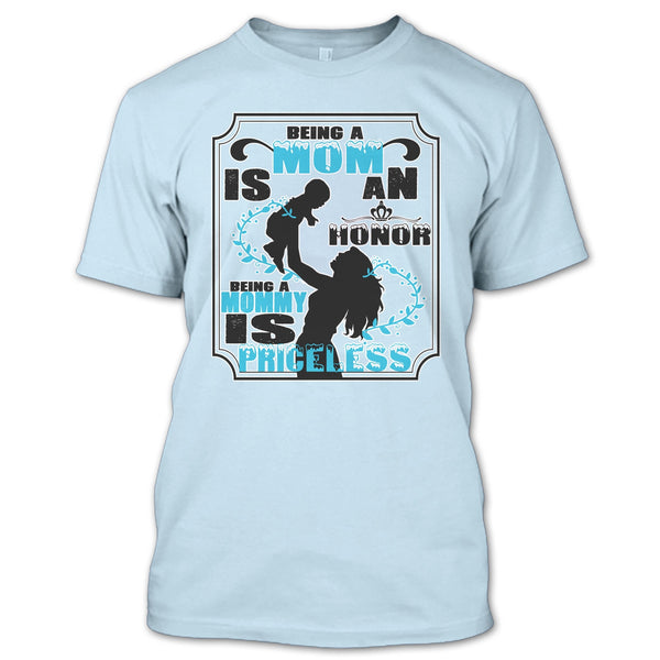 A black t-shirt with the shopify logo