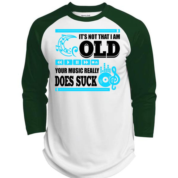 It's Not That I Am Old T Shirt, I Love Music T Shirt, Awesome T-Shirts  (Polyester Game Baseball Jersey)