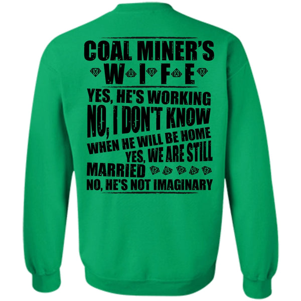 I Love Miner T Shirt, Coal Miner's Wife Sweatshirt
