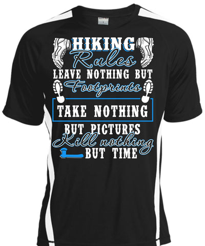 A black t-shirt with the shopify logo