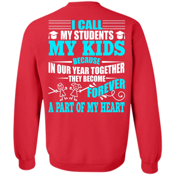 Part Of My Heart T Shirt, I Love Teacher Sweatshirt