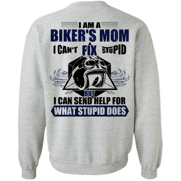 I Love Biking T Shirt, I Am A Biker's Mom Sweatshirt