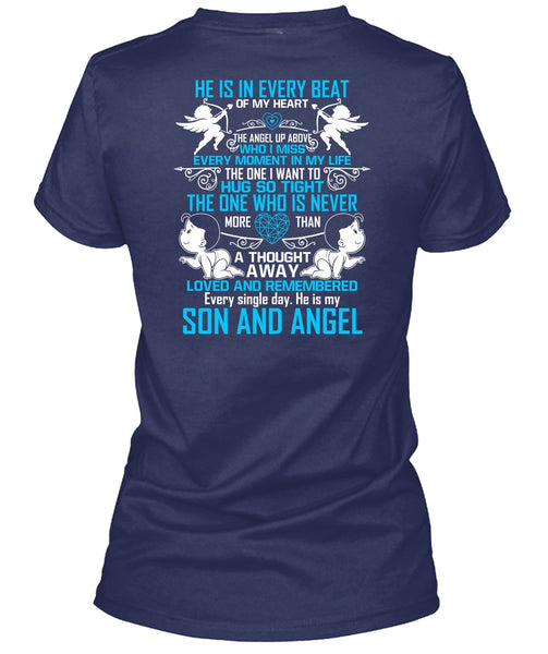Beat Of My Heart T Shirt, Son And Angel T Shirt