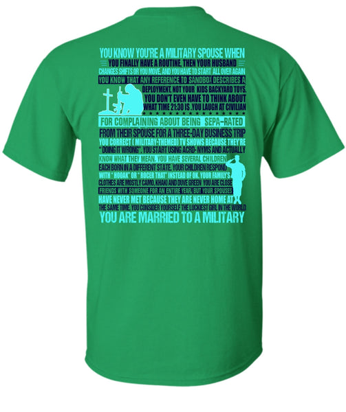 You Are Married To A Military T Shirt, I Love Veteran T Shirt