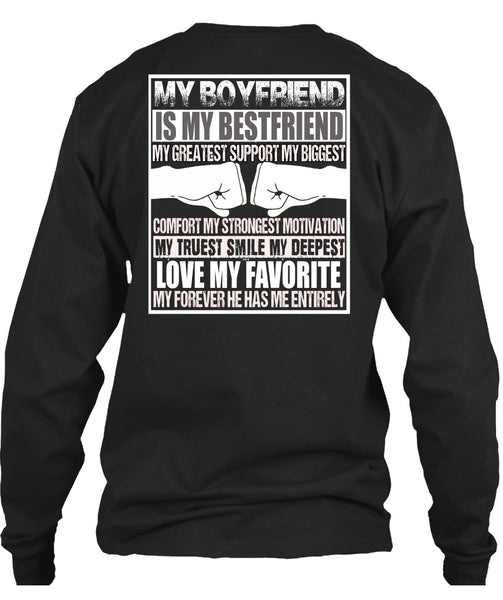 My Boyfriend Is My Best Friend T Shirt, Love My Favorite T Shirt