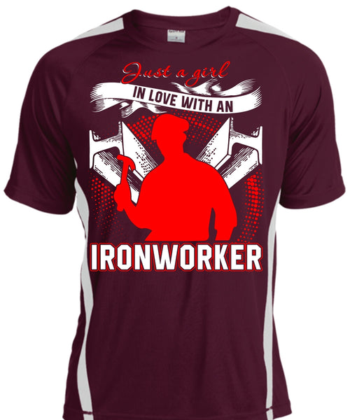 Just A Girl In Love With An Ironworker T Shirt, Being An Ironworker T Shirt, Cool Shirt