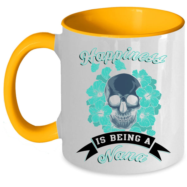 Awesome Nana Coffee Mug, Happiness Is Being A Nana Accent Mug