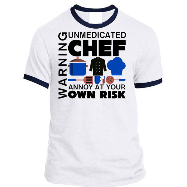 A black t-shirt with the shopify logo