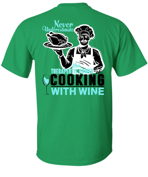 Cooking With Wine T Shirt, I Love Cooking T Shirt