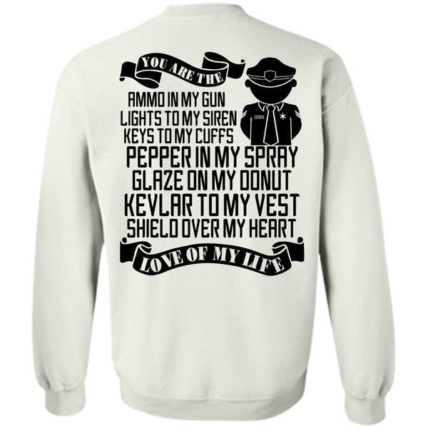 A black t-shirt with the shopify logo