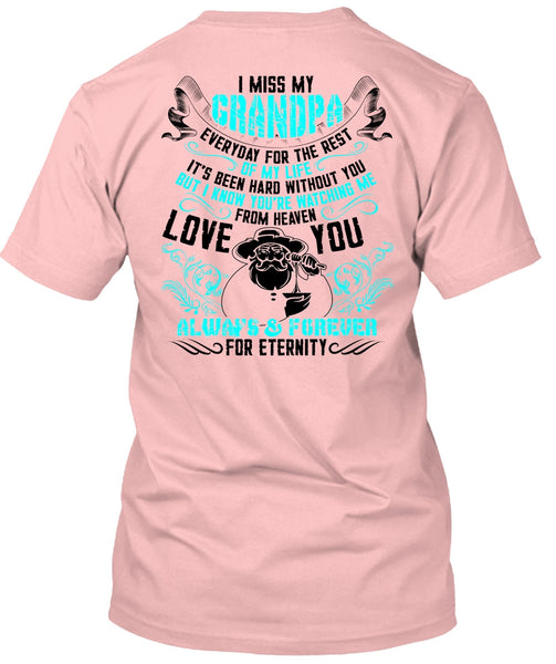 I Miss My Grandpa T Shirt, I Love Grandpa T Shirt