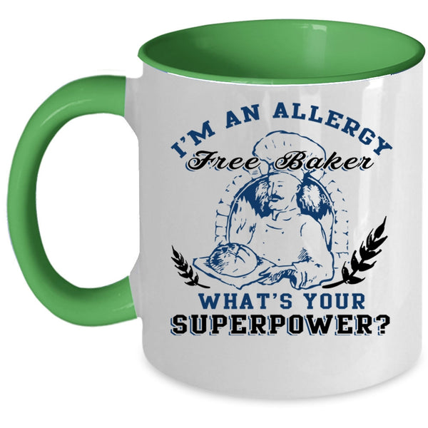 Cool Baker Coffee Mug, I'm An Allergy Free Baker Accent Mug