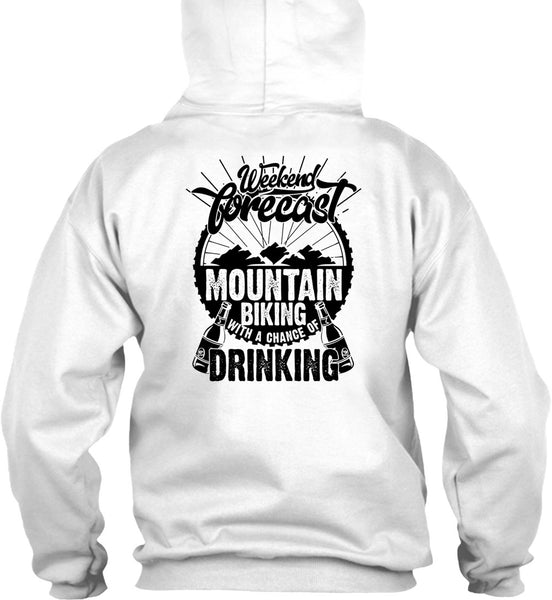 Weekend Forecast Mountain Biking T Shirt, I Love Hiking T Shirt