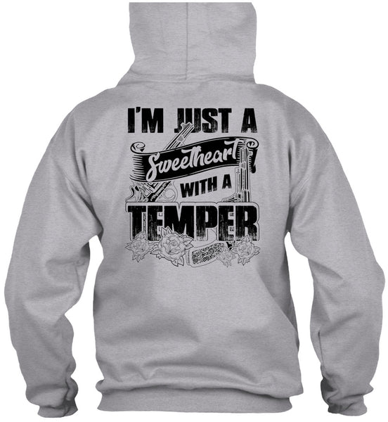 Sweetheart With A Temper T Shirt, I Love Hunting T Shirt