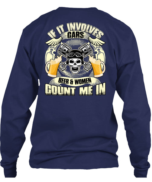 If It Involves Cars T Shirt, I Love Mechanic T Shirt