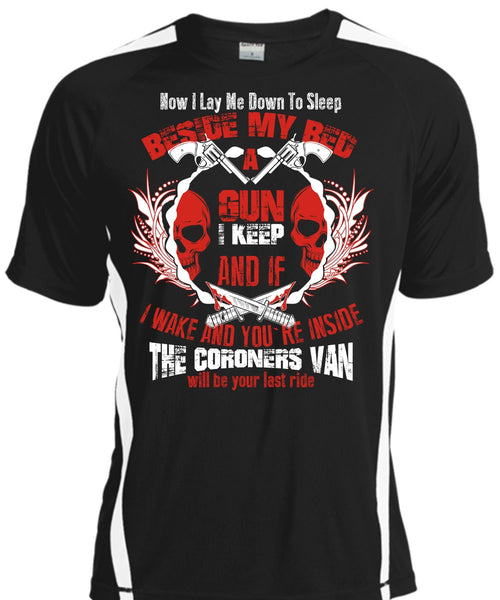 A black t-shirt with the shopify logo