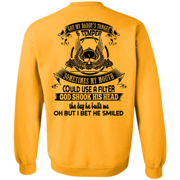 Being A Gunner T Shirt, God Shook His Head The Day He Built Me Sweatshirt