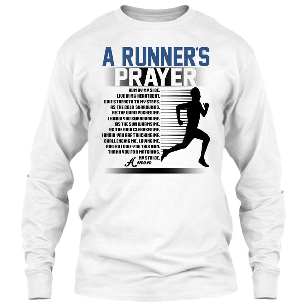 A Runner's Prayer T Shirt, Coolest Runner T Shirt