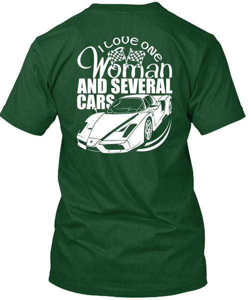 I Love One Woman And Several Cars T Shirt, Being A Driver T Shirt