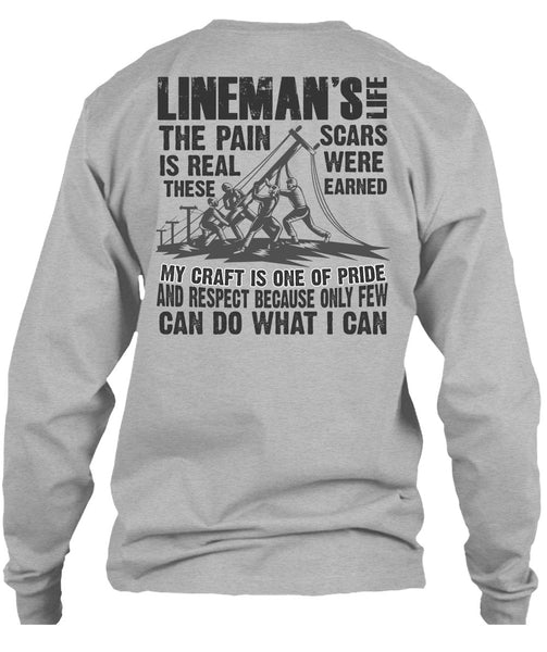 Lineman's Life T Shirt, I Love Lineman T Shirt