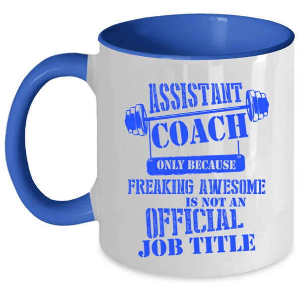 Awesome Assistant Coach Coffee Mug, Assistant Coach Accent Mug