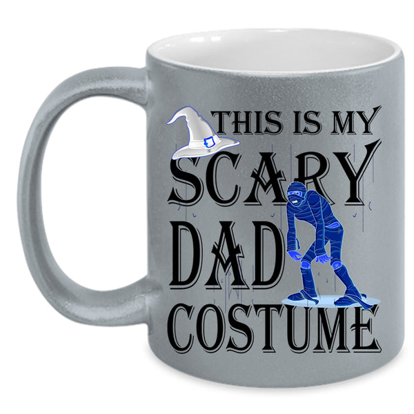 Scary Halloween Coffee Mug, This Is My Scary Dad Costume Accent Mug